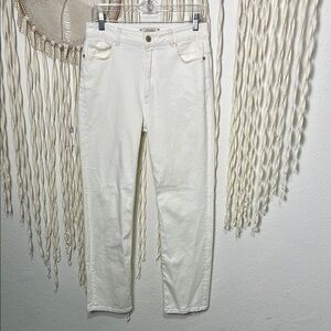 Dorothee Schumacher Ivory Straight Leg Denim Size 3/M